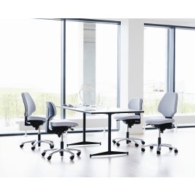 Kontorsstol RH Activ 200 Låg rygg Medium sits Sv.