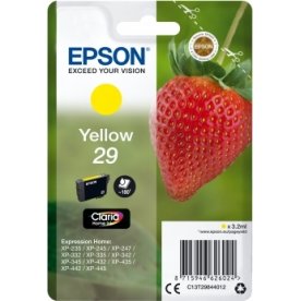 Epson C13T29844012 blækpatron, gul