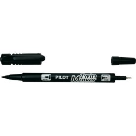 Pilot Twin Marker BG, svart