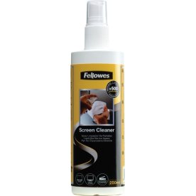Fellowes skärmrengöring, 250 ml.