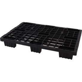 Plastpall, 800x1200 mm, svart