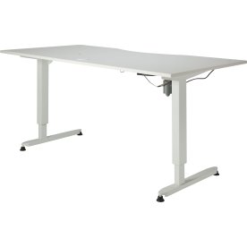 Stay höj- och sänkbart skrivbord vit/vit 180x90 cm