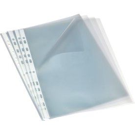 Bantex ficka A4, PP, 0,09 mm, topp + vänster sida,