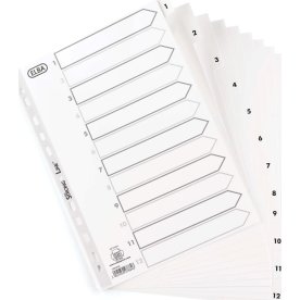 Elba register A4, 1-12, PP, vit