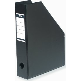 Elba tidskriftssamlare A4+, rygg 7 cm, svart
