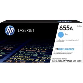 HP 655A/CF451A Lasertoner, blå, 10500s
