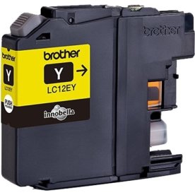 Brother LC12EY bläckpatron, gul, 1200 s