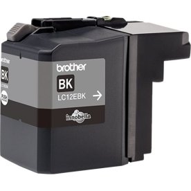 Brother LC-12EBK XL bläckpatron, svart, 2400 s