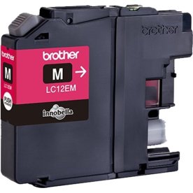 Brother LC12EM bläckpatron, magenta, 1200 s