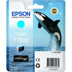 Bläckpatron Epson T76024010 Cyan 25,9 ml