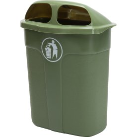 Avfallsbehållare 60 L Grön Utomhus