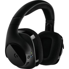 Logitech G533 DTS trådløst gaming headset, Sort