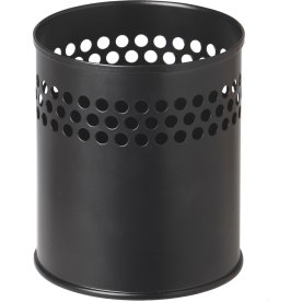 Twin pennställ i metall, svart