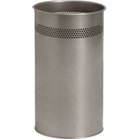 Twin Metal Papperskorg 21 liter, silver