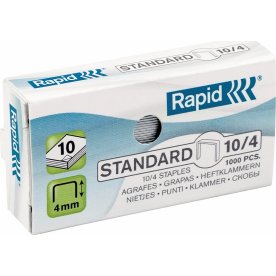 Häftklammer Rapid Standard 10/4 1000 st
