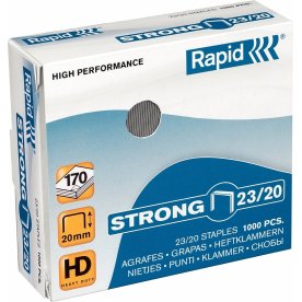 Häftklammer Rapid Strong 23/20, 1000 st