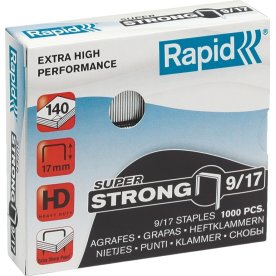 Häftklammer Rapid Super Strong 9/17, 1000 st