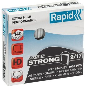 Rapid Super Strong 9/17 Hæfteklammer, 1000 stk.