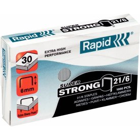 Häftklammer Rapid Super Strong 21/6 1000 st
