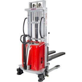 Staplare med semi-elektrisk lyft 3500 mm 1000 kg