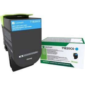 Tonerkassett Lexmark 71B20C0 Cyan 2300 sidor