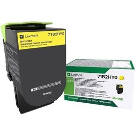 Lasertoner Lexmark 71B2HY0 Gul 3500 sidor
