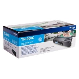 Lasertoner Brother TN900C Cyan 6000 sidor 2-pack
