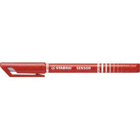 Stabilo Sensor fiberpenna, röd