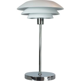 DL31 Bordlampe, Mat hvid, H 50 cm 