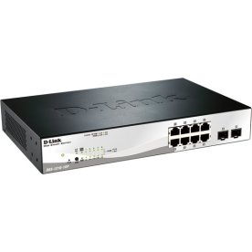 D-Link DGS-1210-10P switch, 10 ports