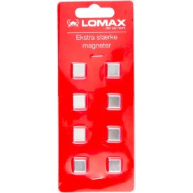 Lomax superstarka fyrkantiga magneter | 8 st.