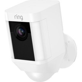 Ring batteridrevet HD overvågningskamera, hvid