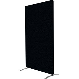 Skärmvägg Easy H155xB100 cm Med hjul Svart