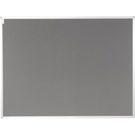 Vanerum anslagstavla 102,5x152,5 cm, grå bomull