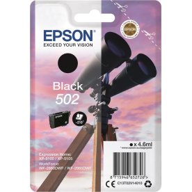 Epson T502 bläckpatron svart, 4,6 ml