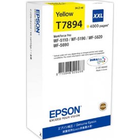 Epson C13T789440 XXL blækpatron, gul