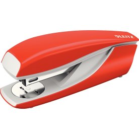 Leitz 5502 häftapparat, ljusröd