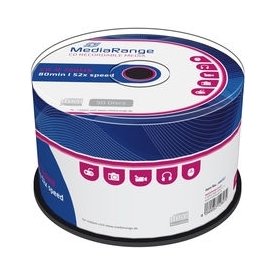MediaRange CD-R 700MB/80min 52x spindel, 50 stk
