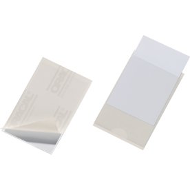 Självhäftande ficka Durable Sida 90x57 mm 100 st