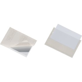 Durable självhäftande ficka, topp, 90x57 mm, 10 st