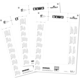 Durable Instick för bordsskylt 61x210 mm, 20 st.