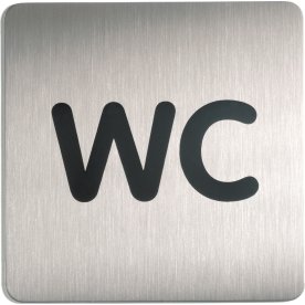 Durable Skylt Fyrkantig WC