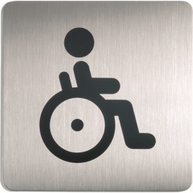 Durable Skilt Firkantet Handicap toilet