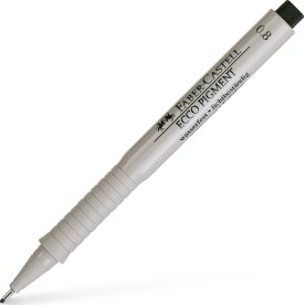 Faber-Castell Ecco Pigment Finepen 0,8 mm, sort