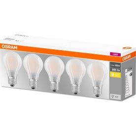 Osram Retro LED Kronepære mat E27, 7W=60W 5-pak