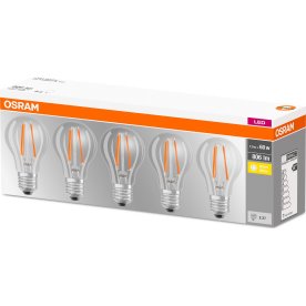 Osram Retro LED Kronljus, klar, E27, 7 W = 60 W, 5