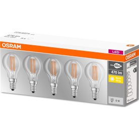 Osram Retro LED Kronljus, klar, E14, 4 W = 40 W, 5