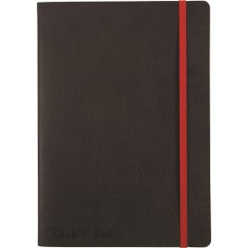 Oxford Black n' Red Soft Anteckningsbok A5, linjer