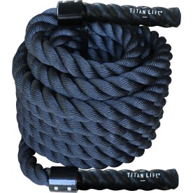 TITAN LIFE Gym Rope | Svart | 12 m