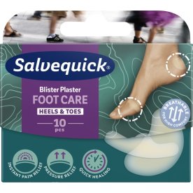 Salvequick Plåster för blåsor, Mix, 10 st.